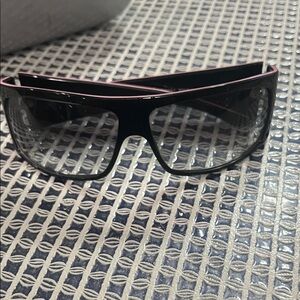 Authentic Dior Black and Pink Designer Sunglasses